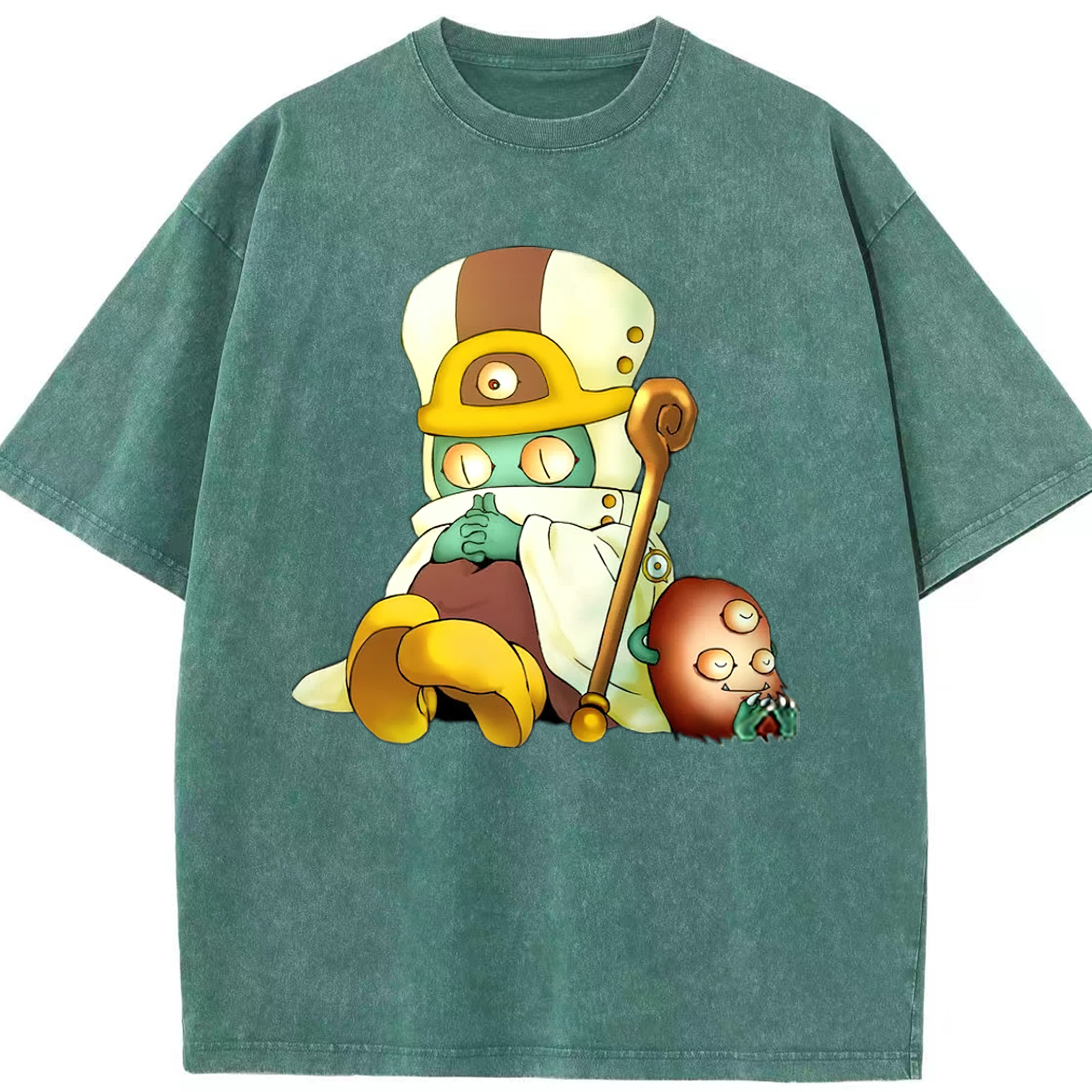 （画像用） 遊☆戯☆王 Yu-Gi-Oh! 綿100% ヴィンテージ風 半袖Tシャツ（フロントプリント）